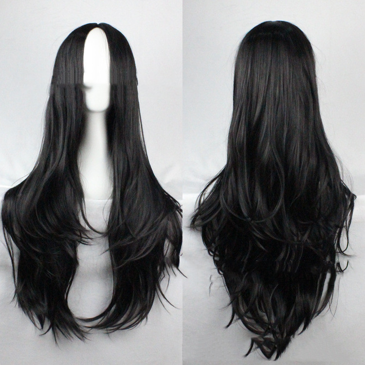 Color Wig Hand-rolled Multicolor Cosplay Center Point photo 2
