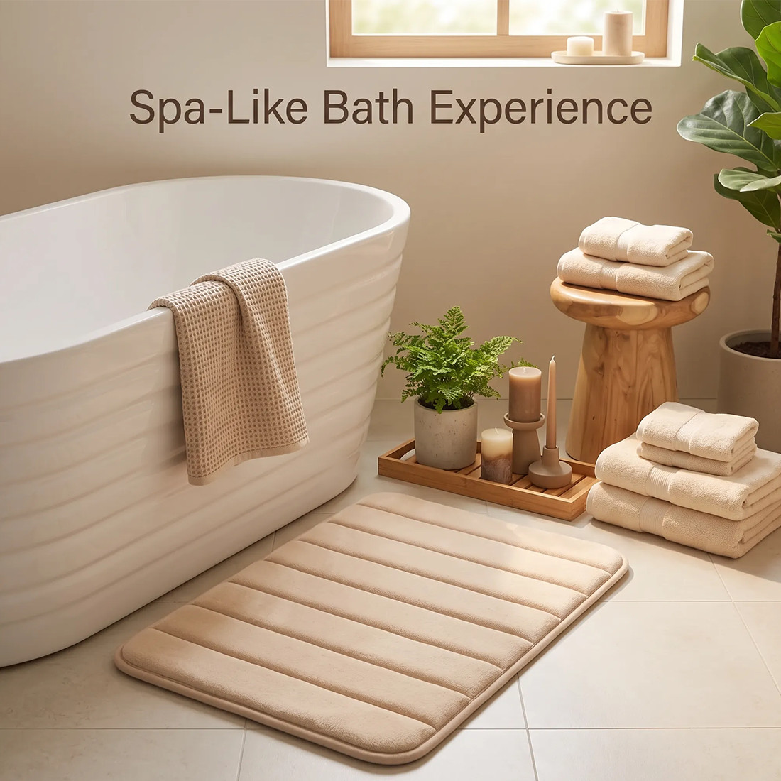 MEMORY FOAM BATH MAT PEDESTAL SET NON SLIP TOILET BATHROOM CONTOUR RUGS 3 PIECE photo 6