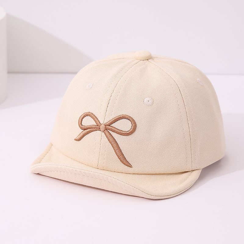 Children's Style Soft Fabric Bow Decoration Dome-shaped Baseball Cap With A Cute And Gentle Childlike Style, Suitable For Spring And Summer Wear. photo 2