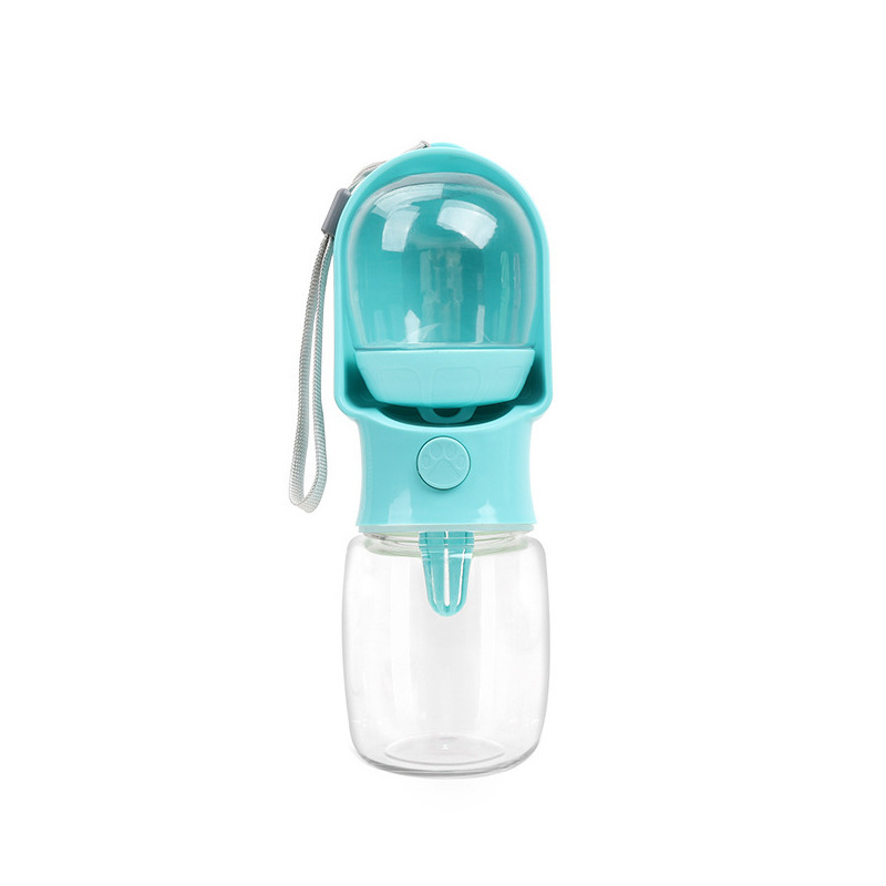 Leak Proof Portable Dog Water Bottle With Bowl  Travel Pet Water Dispenser For Walking & Hiking  Food Grade Plastic  Choose From 3 Colors photo 2