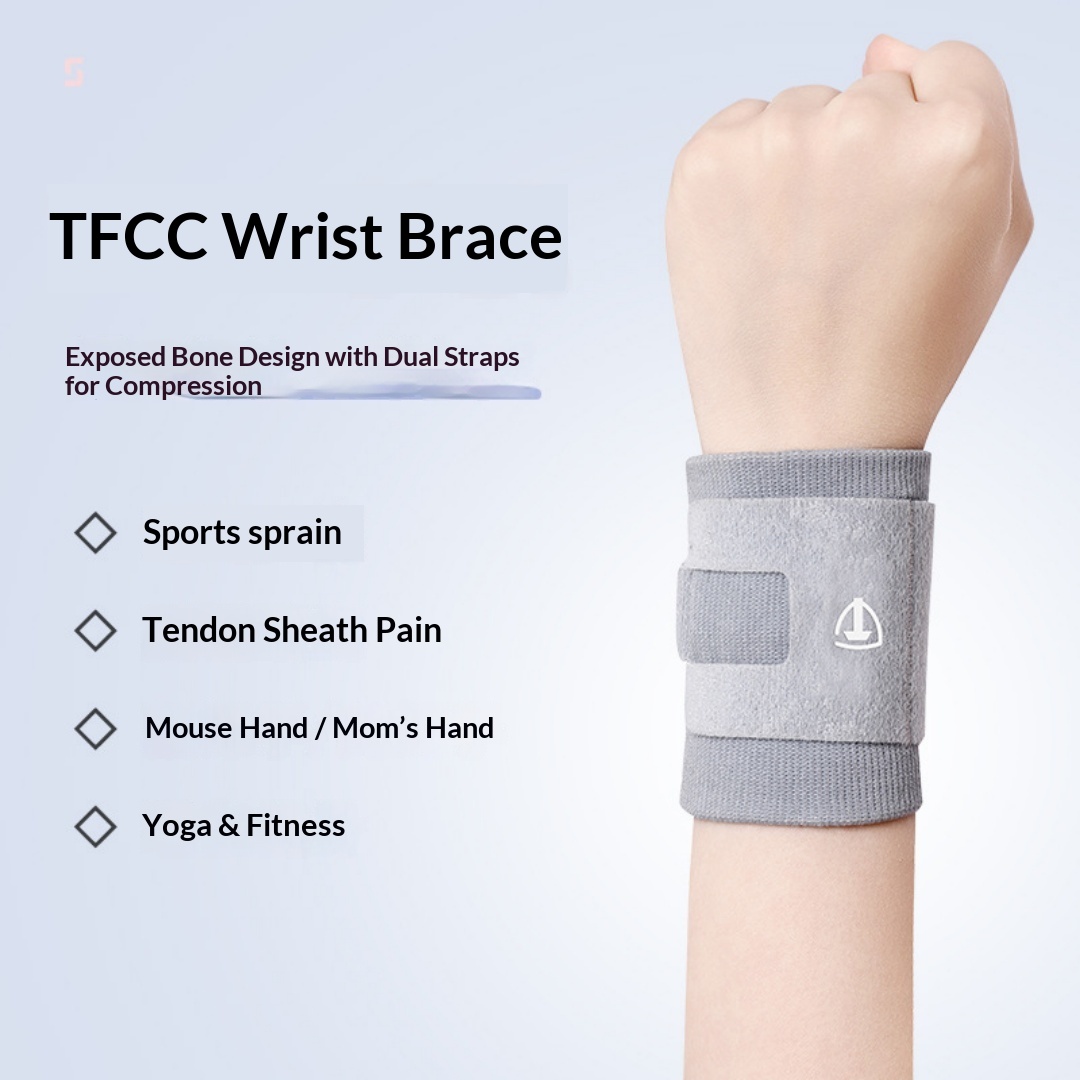 Special Wristband For Tfcc Injury Wrist Sprain Sheath Female Tennis Badminton Fitness Male Strain Medical photo 2
