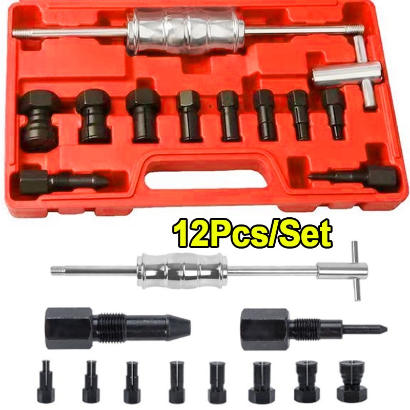 8-32mm Inner Bearing Puller Kit Set Remover Slide Hammer Blind Hole W Red Case photo 2
