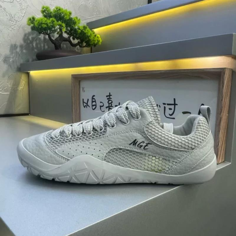 Designer Style 2026 Summer & Autumn Big Eye Mesh Workwear Outdoor Breathable Cortez Shoes, Korean Runway Fashion Sneakers For Men photo 4