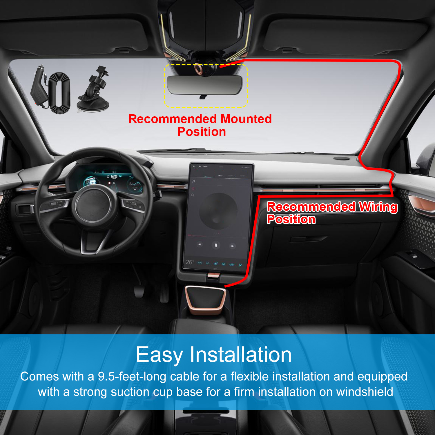 Full HD 1080P Car DVR Recorder, 90 Degree Wide Angle Dashcam, Night Vision With Infrared Lights, Seamless Loop Recording, Support Up To 32G MMC Card photo 6