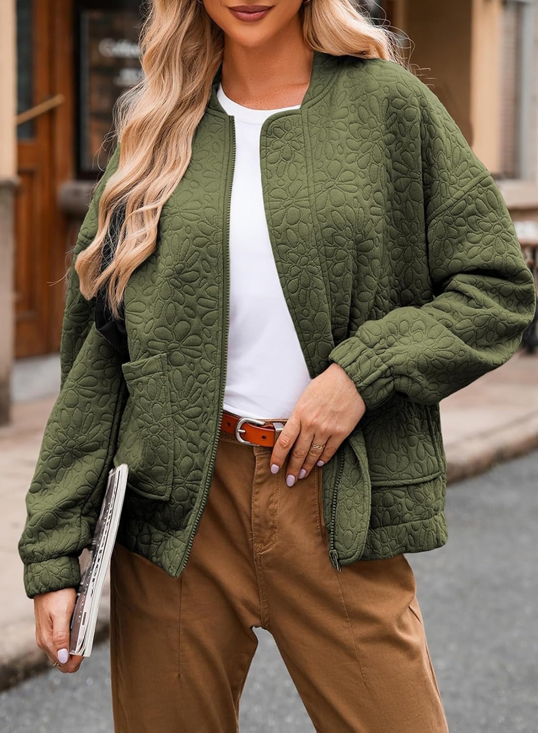 2026 Fall Winter New Arrival Hotselling Women's SolidTexturedCasualOpenFront Cardigan Coat photo 1