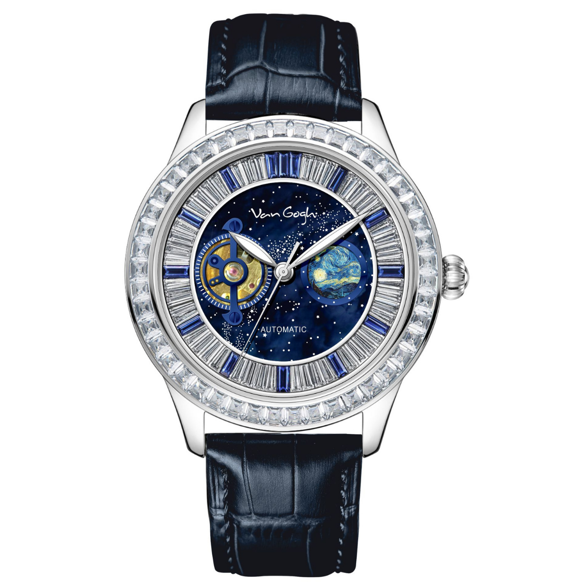 VanGogh Men's Geneva Series Art Automatic Mechanical Watch photo 2