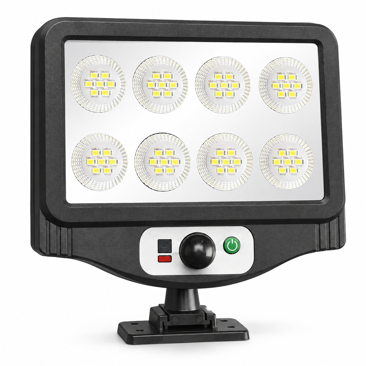 Solar Powered Rechargeable Motion Sensor LED Work Light 1500mAh For Auto W780 8 2 Hour photo 1