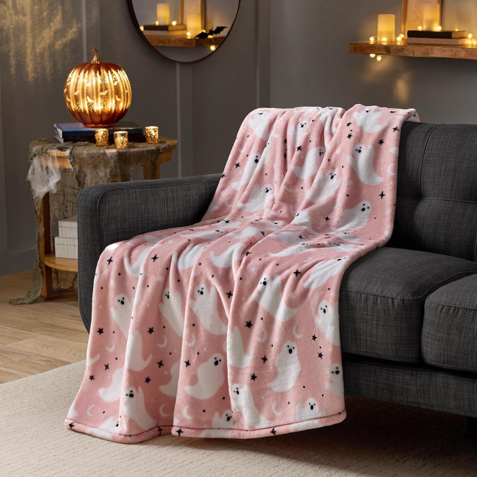 Halloween Lounge Throw Blanket 60 X 70 Inch, Soft Cozy Halloween Blanket For Home & Party Decor photo 1