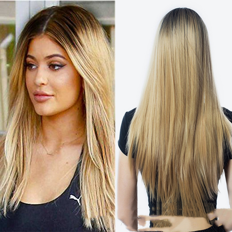 Medium And Large Scalp Dyed Gradual Long Straight Hair photo 3