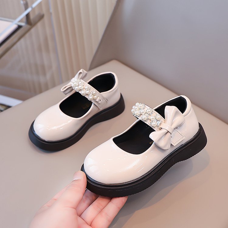 Lightweight New Design Children's Girls' Leather Shoes Summer Thins Dressy Sparkle Princess Shoes photo 2
