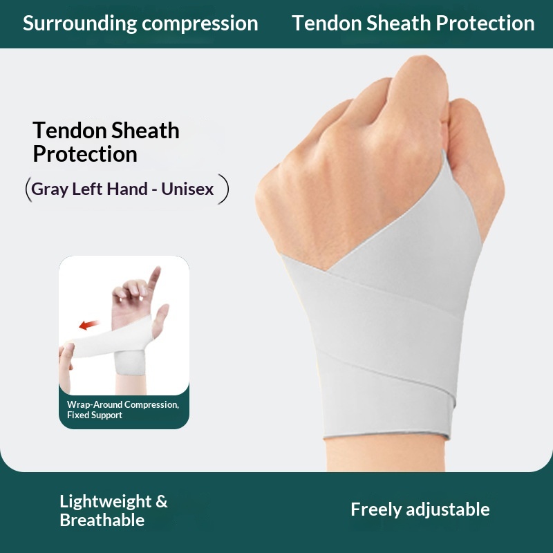 Japanese Sports Fitness Tendon Sheath Tfcc Wrist Strain Fixed Sheath Badminton Breathable Pressurized Thin Wrist Guard photo 3