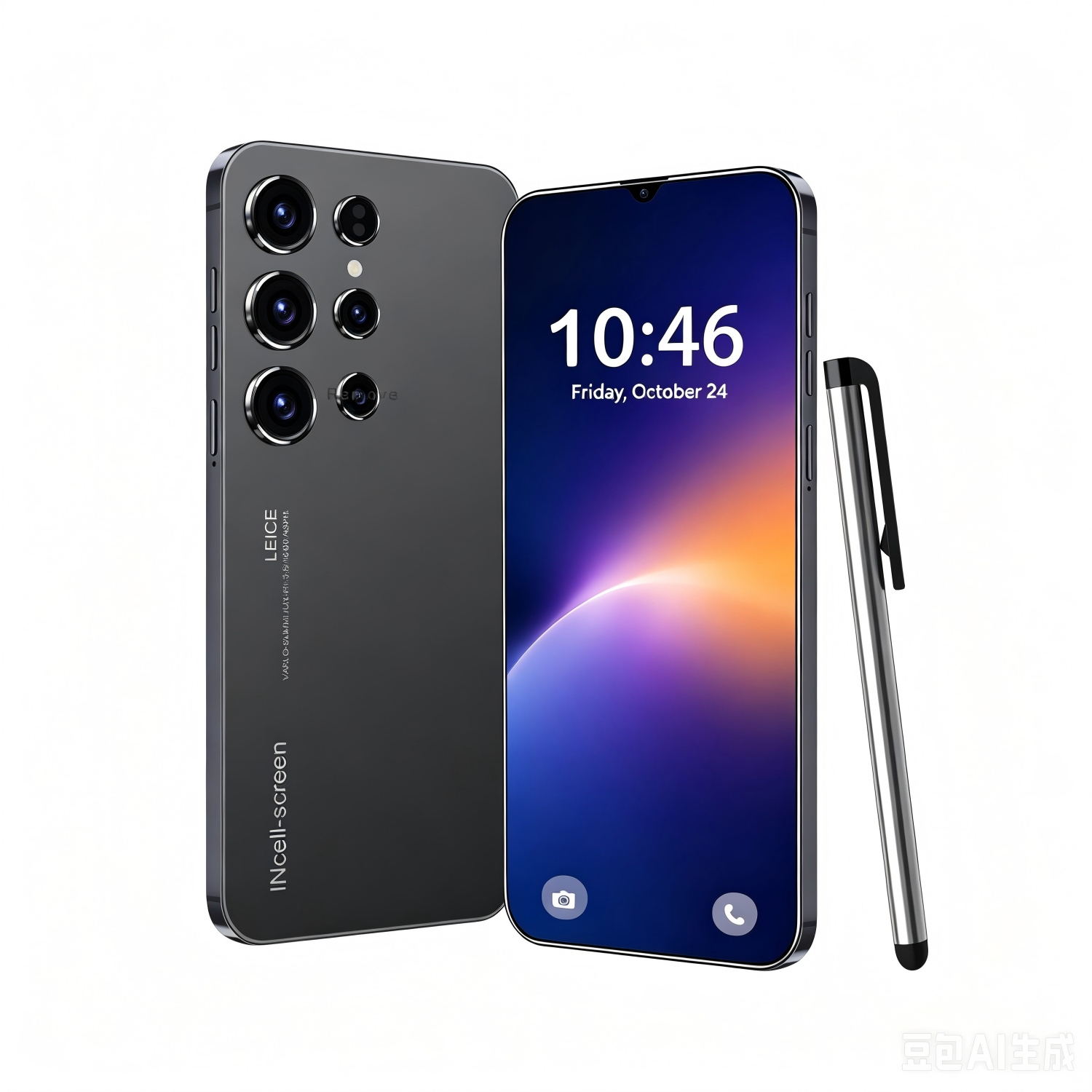 C25 Unlocked Phone, 128GB Smartphone  5G Android 14.0 Cell Phones 6.3HD 6800mAh Dual SIM Dual Standby photo 2
