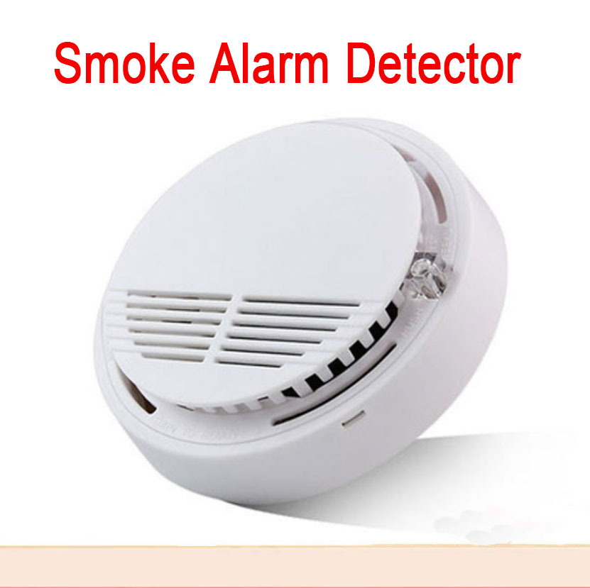 Household Smoke Alarm Smoke Detector Fire Alarm Detector With 9V Battery Photoelectric Sensor Alert Warning photo 4
