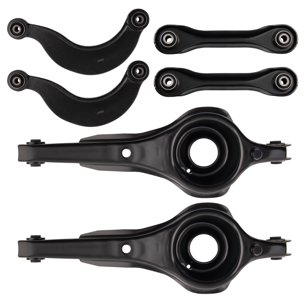 6pcs Rear Lower Forward Trailing Arm & Upper Control Arms Fit For Ford Focus 2000-2011 photo 1