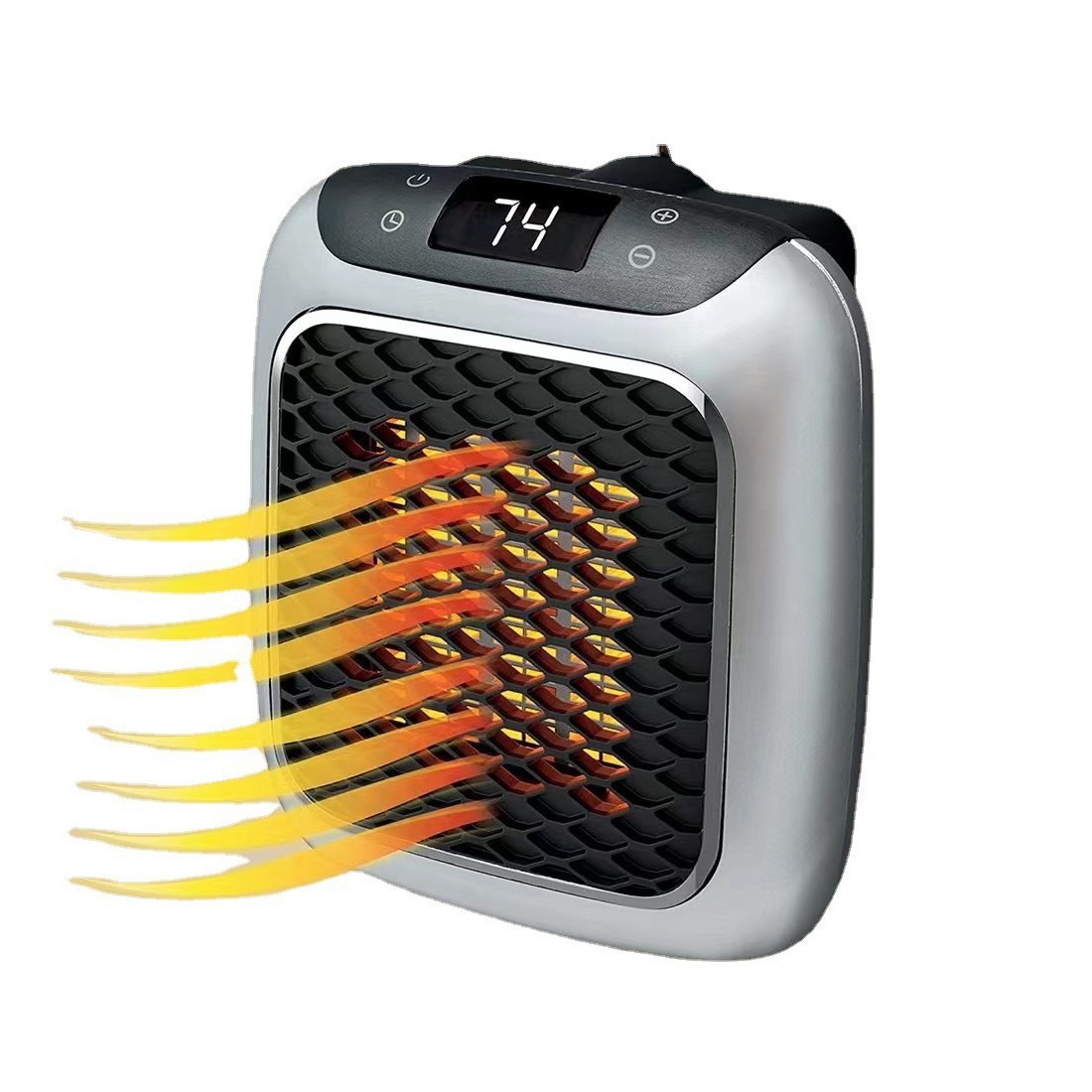 800W Electric Space Heater Low Energy Ceramic Fast Heating Fan Heater Portable photo 1