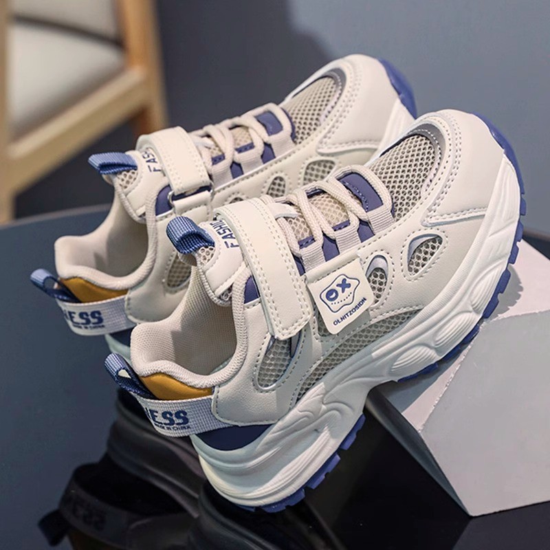 2026 Summer New Kids Mesh Breathable Sneakers, Boys Casual Dad Shoes For Middle And Big Kids photo 2