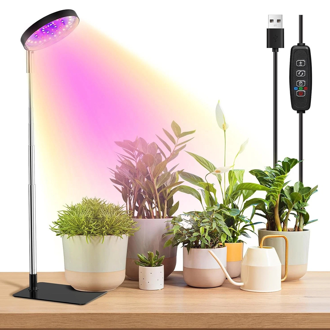 LED Plant Grow Lights For Indoor Plants Dimmable Growing Lamp USB Full Spectrum photo 1