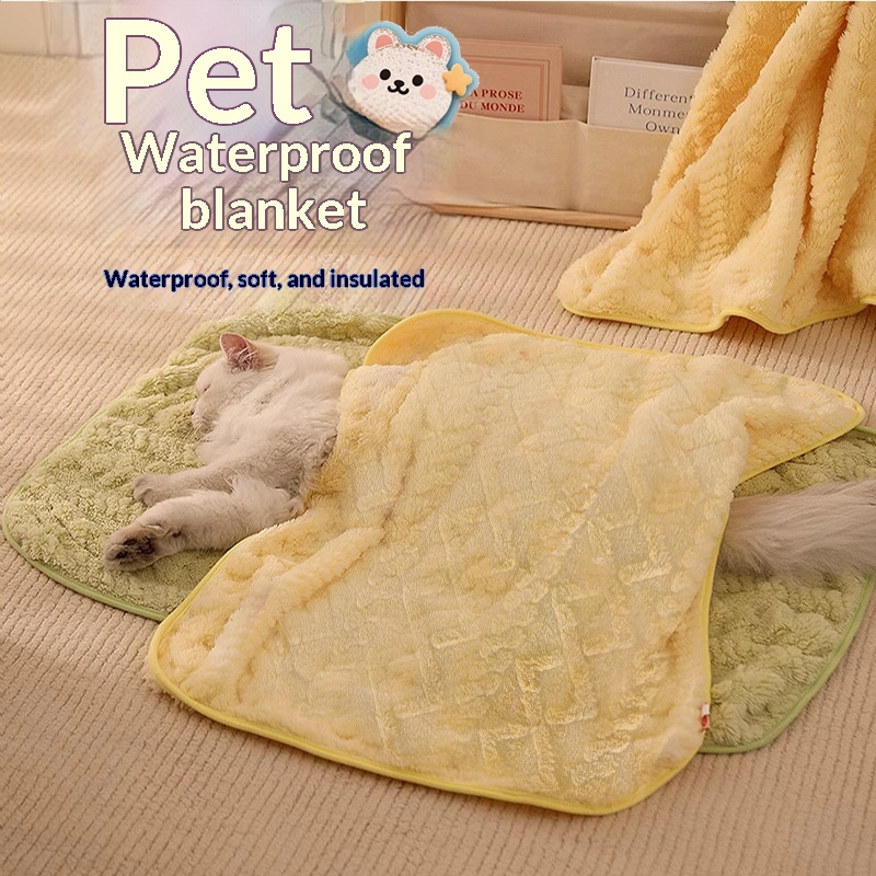 Thick Plush Waterproof Non-Slip Pet Pee Mat Cover For Cats & Dogs photo 8