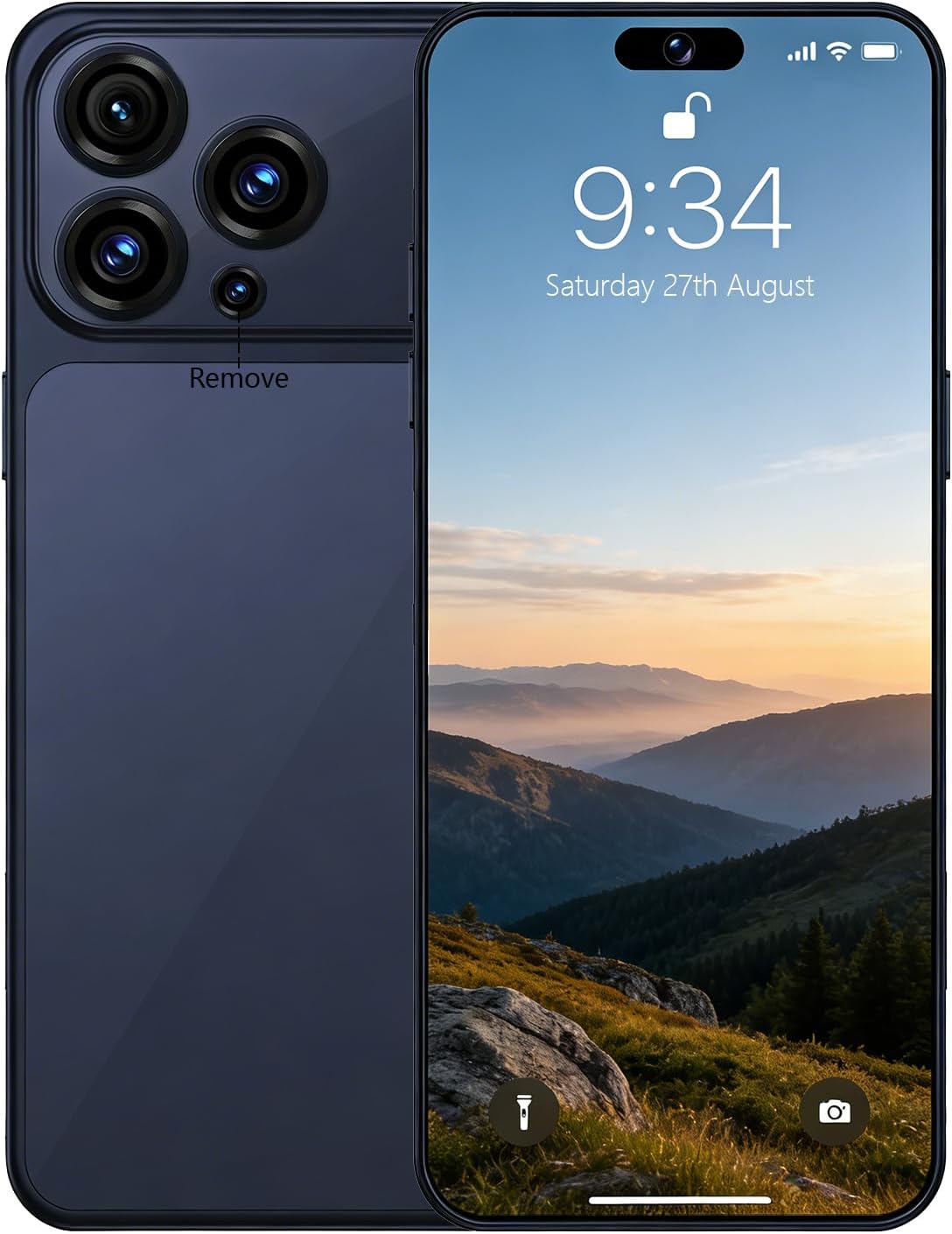 A17 Unlocked Phone Ultra 8GB 256GB Smartphone Android 15 Phone,6800mAh Battery 5G Dual SIM Dual Standby photo 3