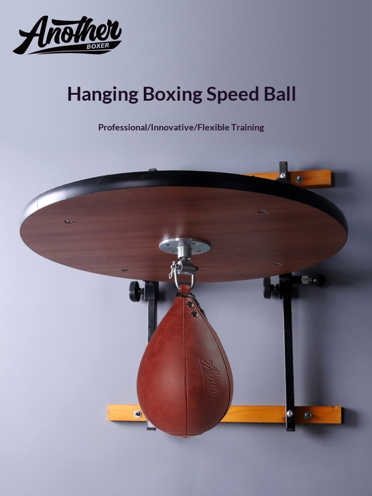 Boxing Speed Ball Hanging Adult. Professional Boxing Training Pear Ball Reaction Vent Ball Fighting Pear-Shaped Elastic Ball photo 1