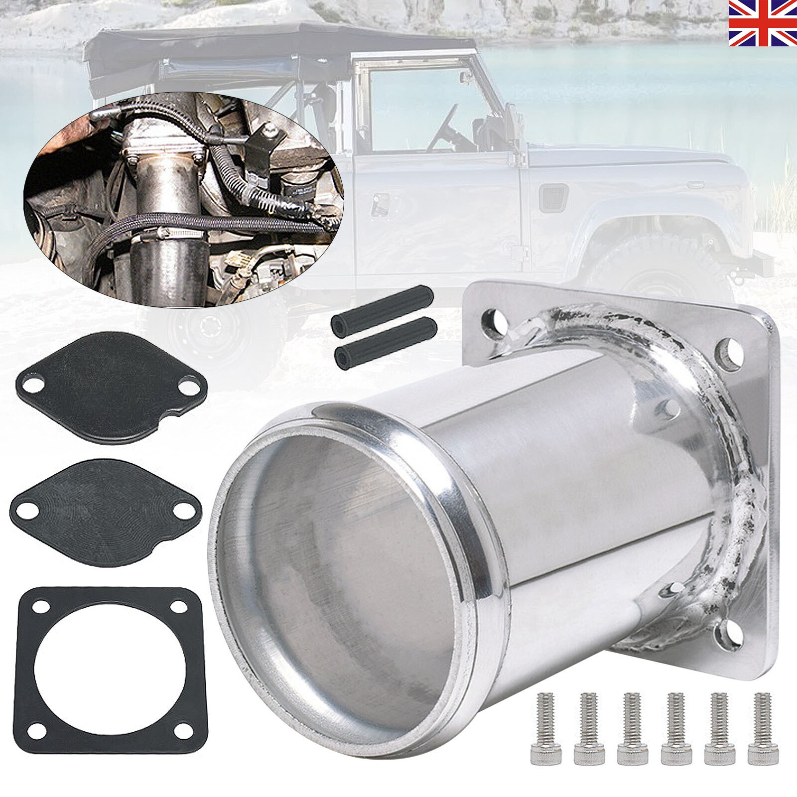 EGR Deleted Valve Blank Kit For Land Rover Defender & Discovery 2 TD5 Engine photo 1