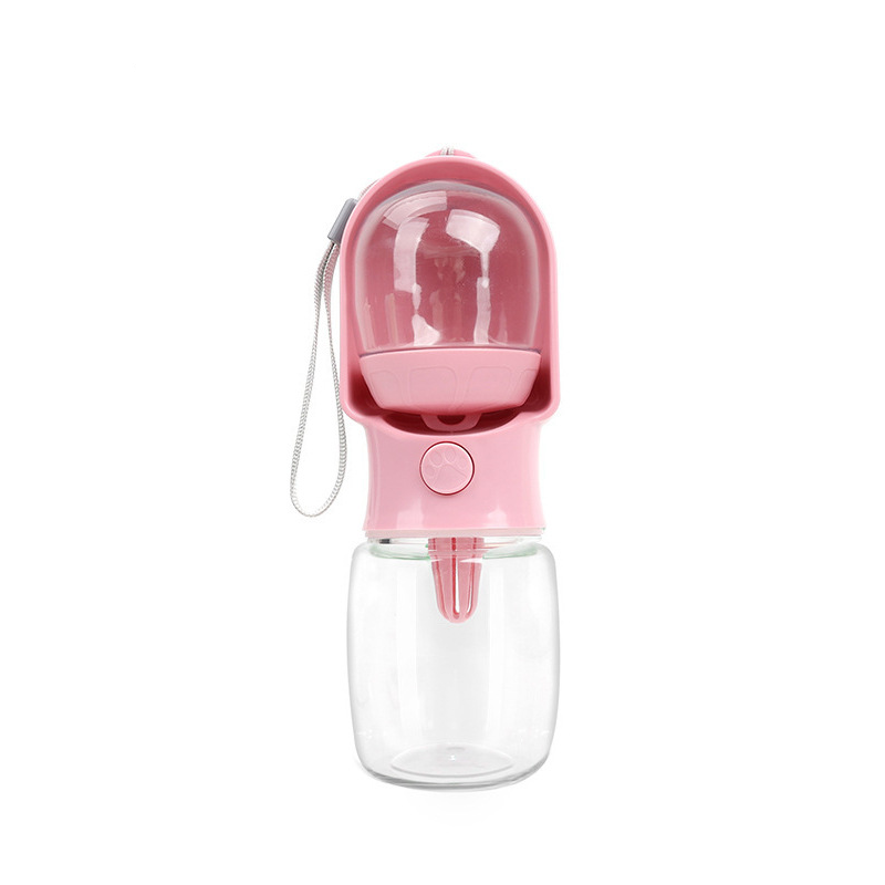 Leak Proof Portable Dog Water Bottle With Bowl  Travel Pet Water Dispenser For Walking & Hiking  Food Grade Plastic  Choose From 3 Colors photo 3