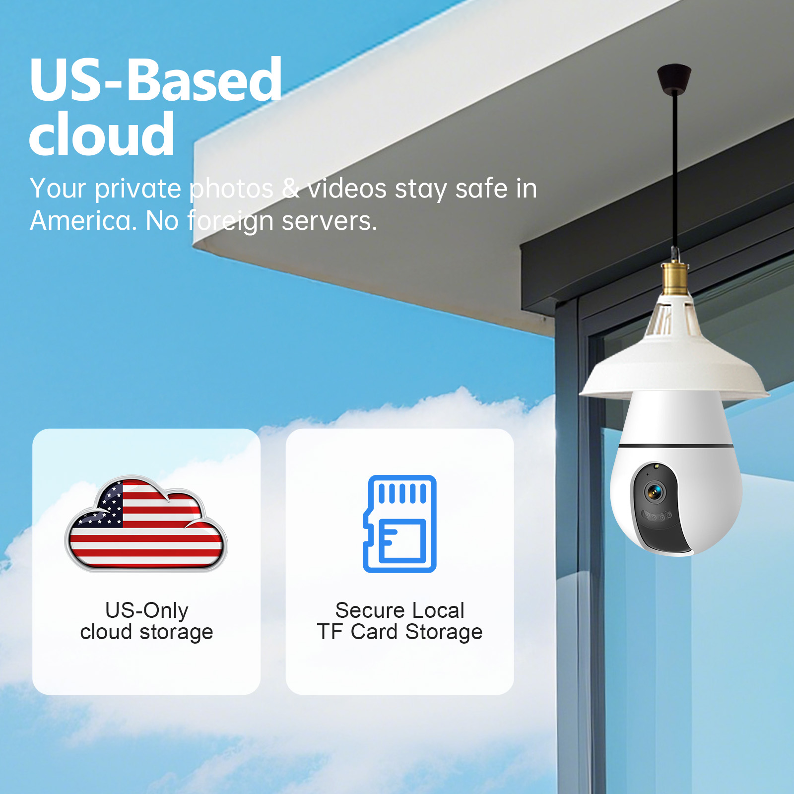 AI Detection 360 Degree HD CCTV Video Light Bulb E27 IP Wireless Mini Security Hidden Wifi Camera photo 6