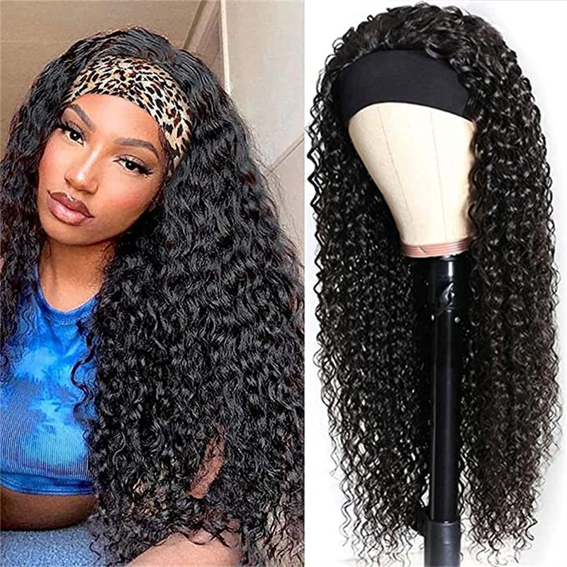 Black Small Curly Medium Curly Synthetic Fiber Hair Cover photo 2