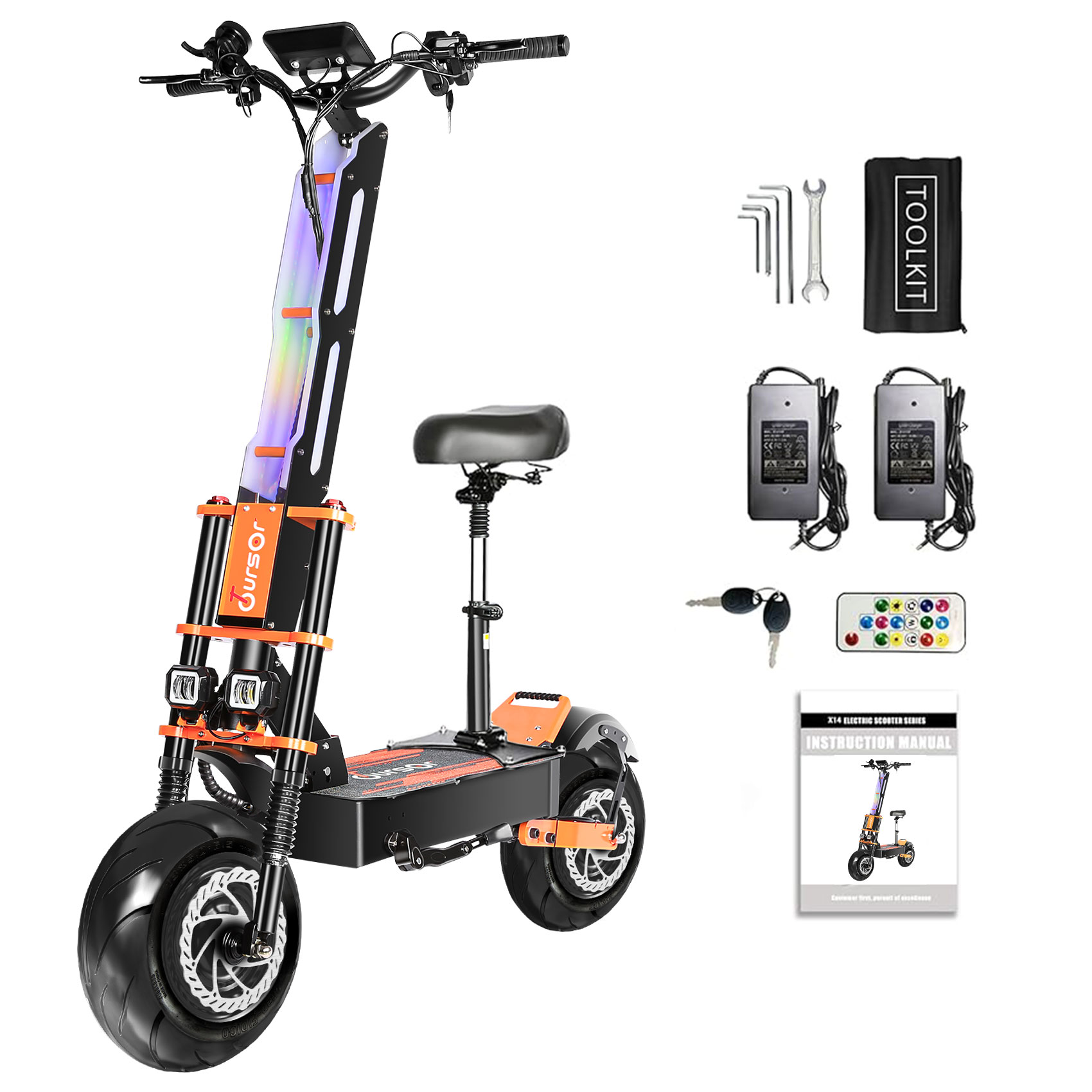 X8 Commuter Electric Scooter With 13-inch Wheels And 32 Mph Highway-Rated Tires photo 1