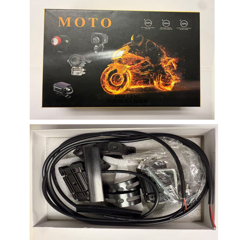 2pcs M5 Spotlight Ultra Bright LED Fog Lights, Headlights, Motorcycles, Cars, Projectors, Waterproof, Universal, Suitable For Motorcycles, SUV, Small, Auxiliary, Spotlight, 12W photo 8