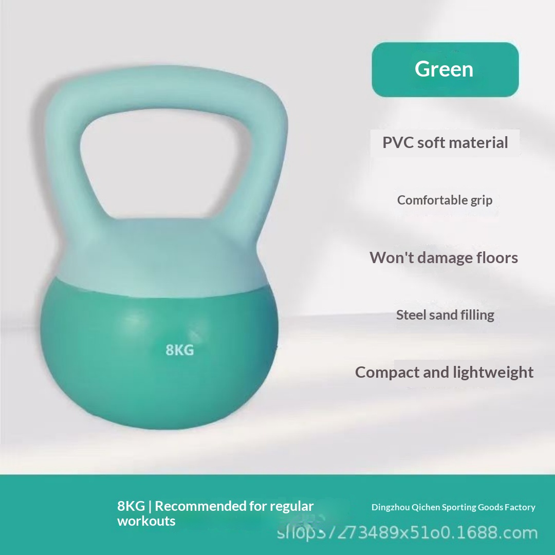 Soft Kettle Bell Women's Fitness Home 6kg Hip Training Shaping Soft Bell Kettle Men's Dumbbell Kettle Exercise Equipment photo 3