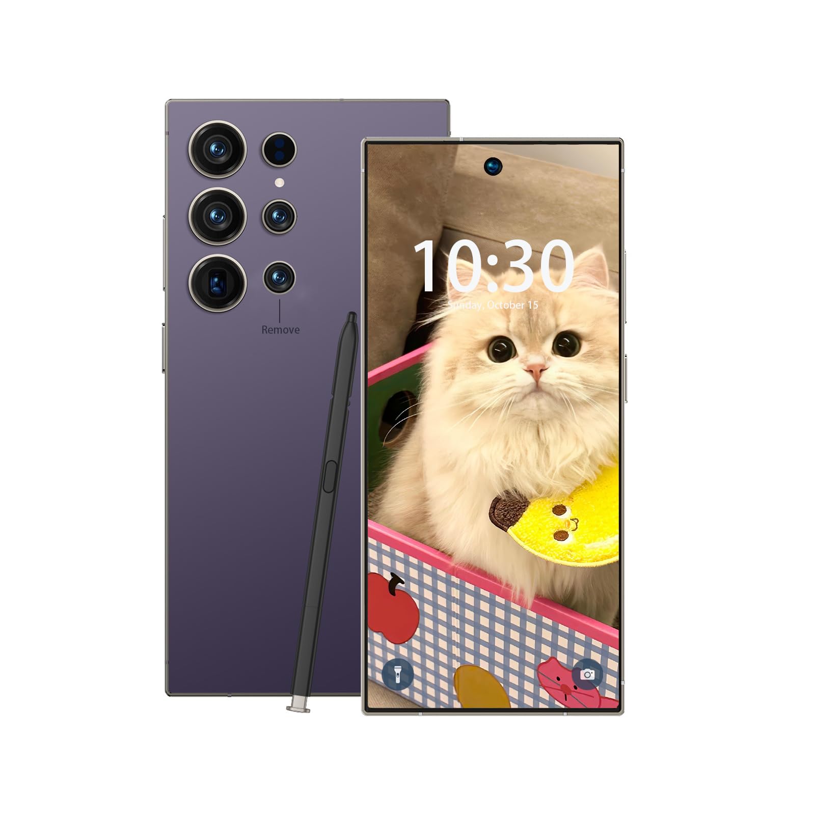 C25 Ultra Unlocked Phone  5G 12-512GB Smartphone  6900mAh,6 9  HD Screen,Android 14 Cell Phone Built In Pen Dual SIM Fingerprint Unlock Face ID photo 4