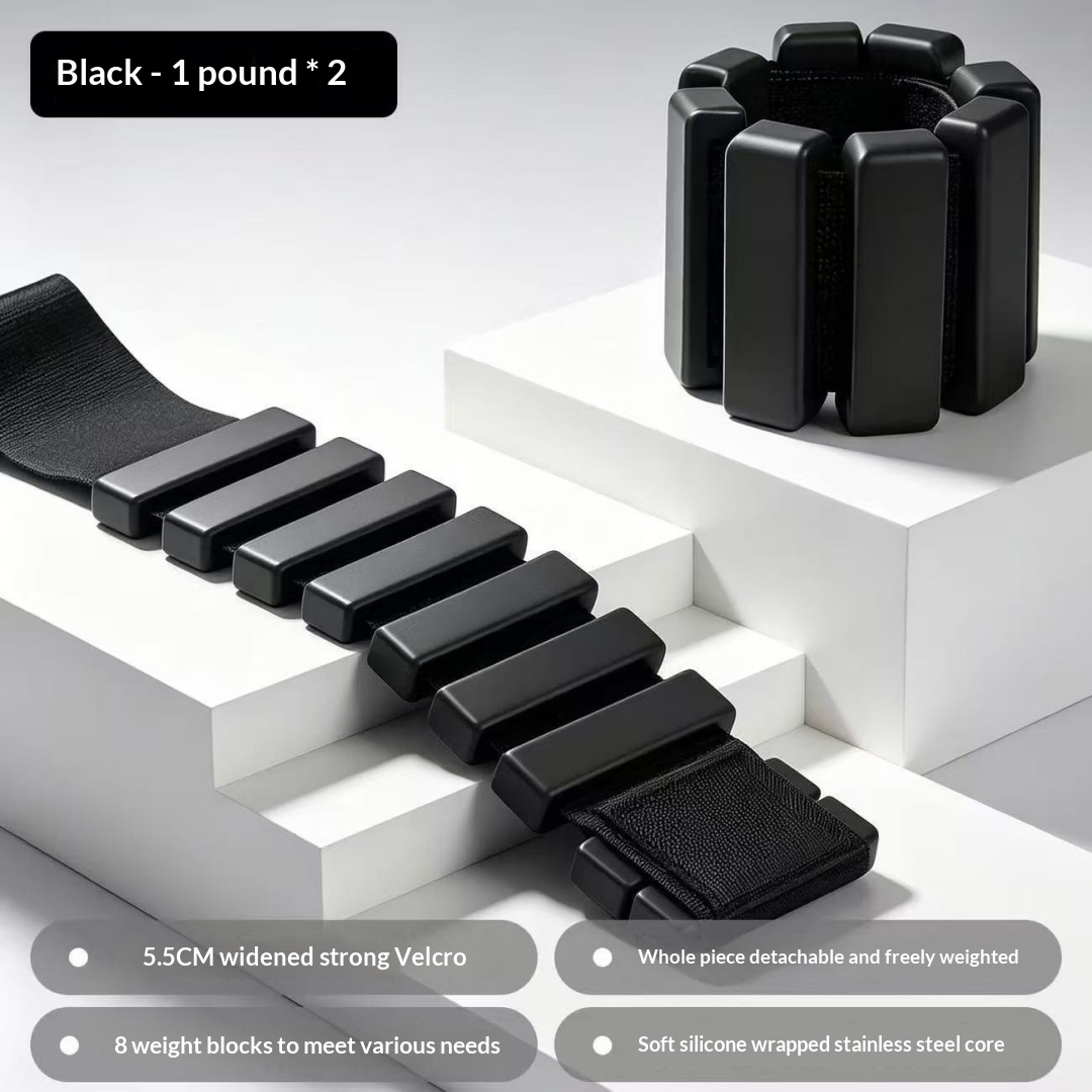 Fitness Silicone Weight-bearing Wristband, Multifunctional Detachable Sandbag Foot Ring, Home Yoga Fitness Resistance Arm Wristband photo 2