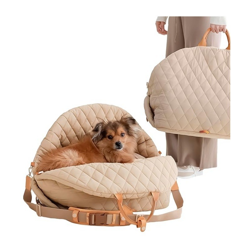 3-in-1 Cotton Multipurpose Pet Carrier & Car Seat. photo 1