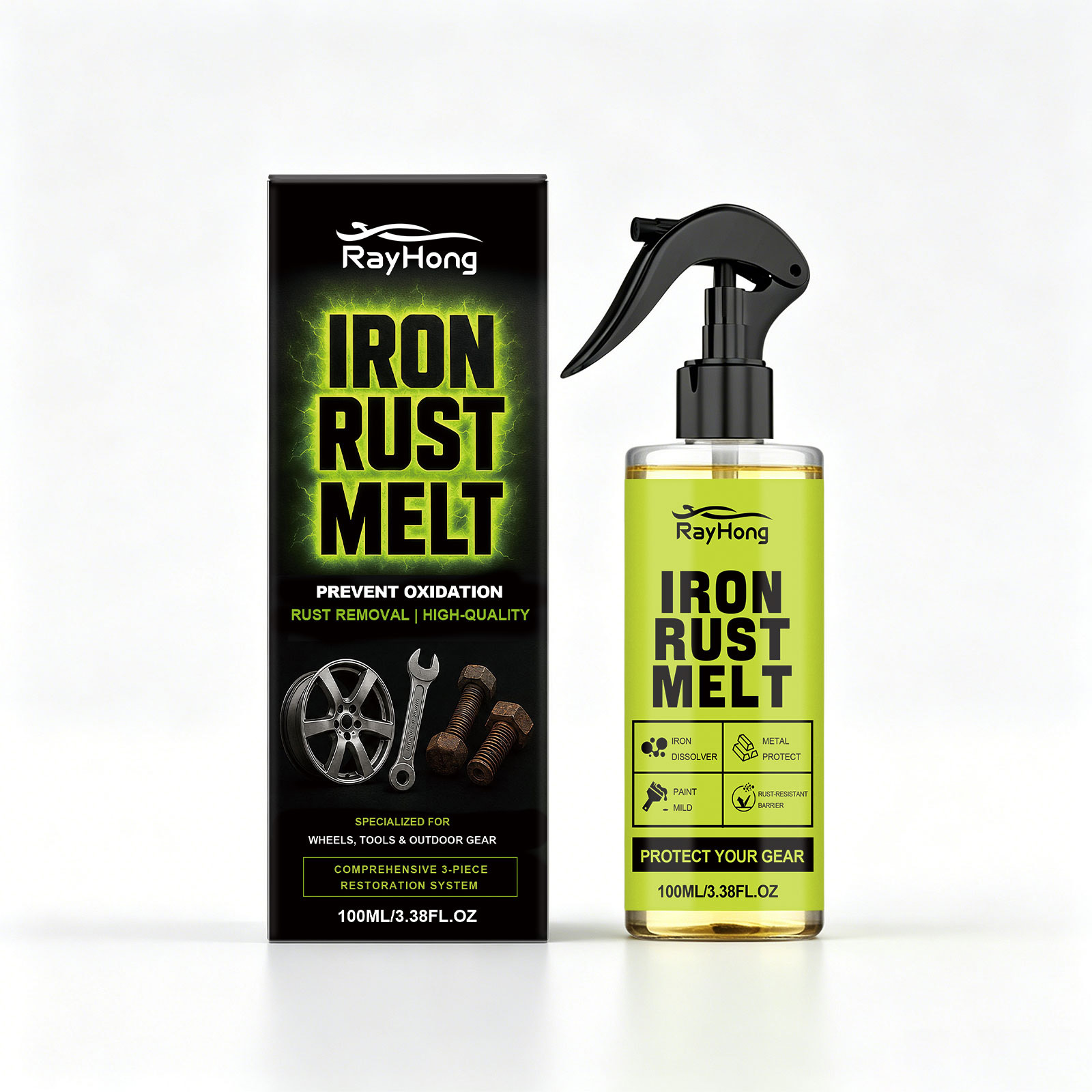 Rust Remover Liquid, Metal Rust Dissolver Protective Coating For Long Lasting Repair photo 5