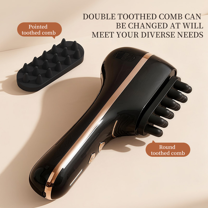 Multifunctional Electric Head Massage Comb & Cordless Hair Straightener With Red Light, Hair Care & Scalp Nourishing Head Massager, 3 Colors Available photo 1