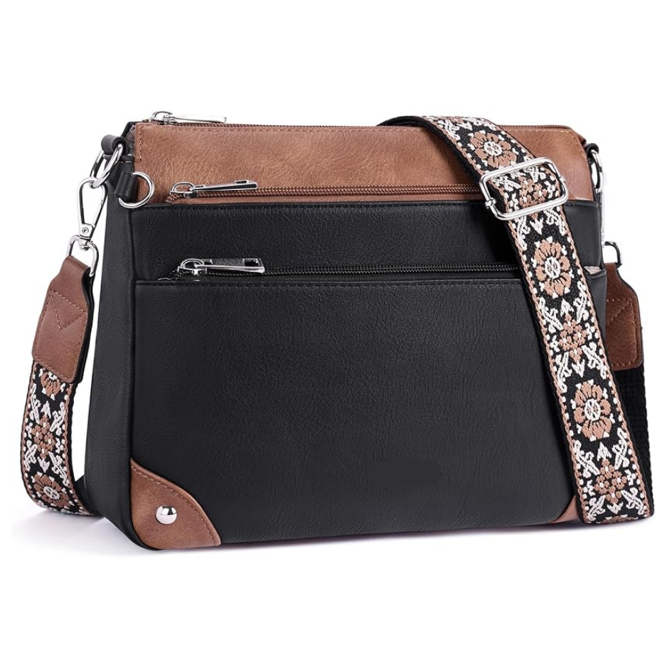 Crossbody Bag For Women, RFID Vegan Leather Medium Purse photo 2