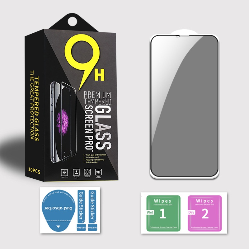 Full Screen Peep-proof Silk Screen Privacy Tempered Film Suitable For Privacy Tempered Film Anti-peep Film photo 1