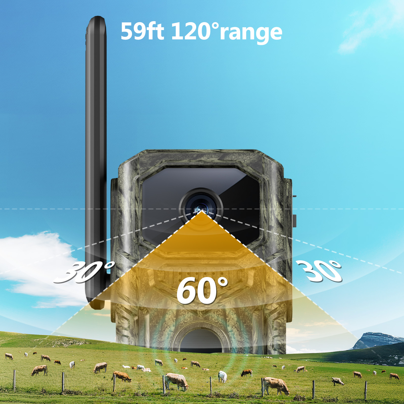 4G GPS Hunting Outdoor Trail Camera Wide Angle 4MP Camouflage Wildlife Deer Monitoring Solar Hunt Camera photo 6