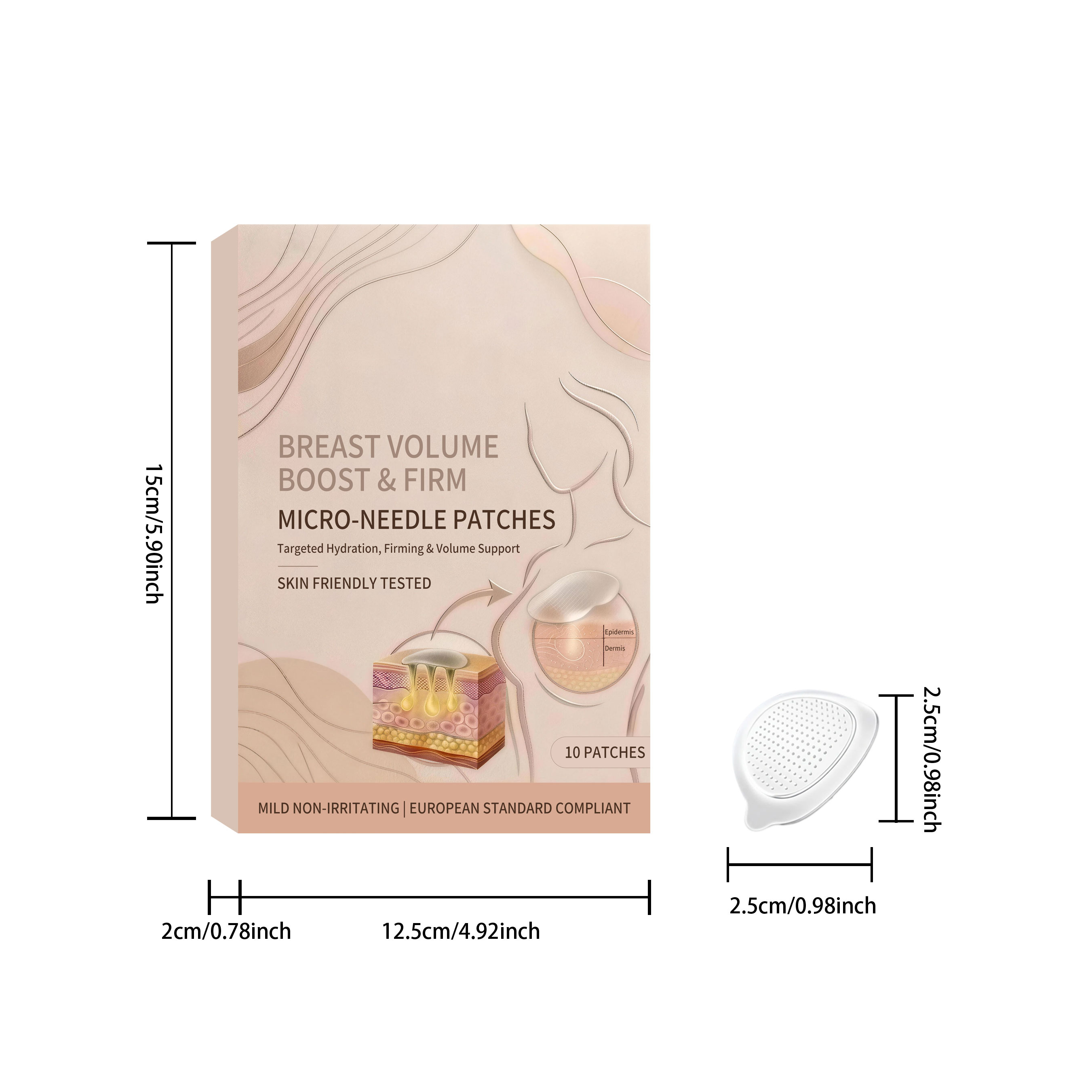 Chest Abundance Microneedle Sticker 10pcs 1box photo 2