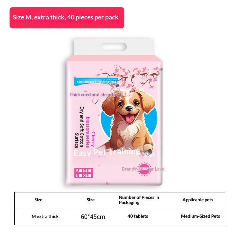 Disposable Pet Pee Pads For Dogs, Absorbent Diaper Mats photo 4