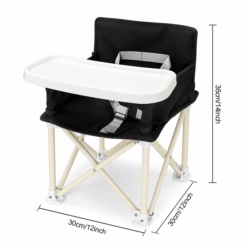 Baby Highchair Infant Feeding Toddler Table Chair Travel Seat Foldable Folding photo 2