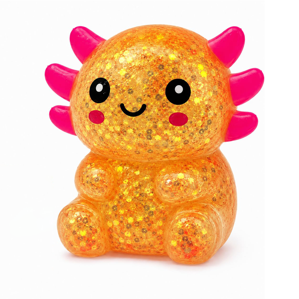 Axolotl Stress Ball, Cute Soft Slow Rising  Toy, Calming Fidget Squeeze Toy Sensory Toy For Stress Relief Kids Adults photo 4