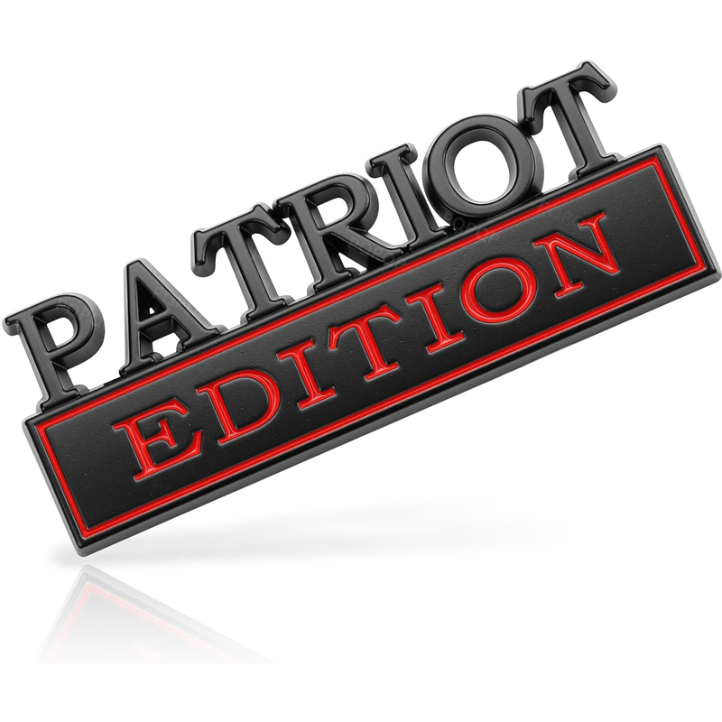 2pcs Patriot Edition Emblems, Emblem 3D Badge Decal Car Truck SUV,Refrigerator Sticker,Window Display Stickers,Bicycles, Laptops, Fridges photo 3