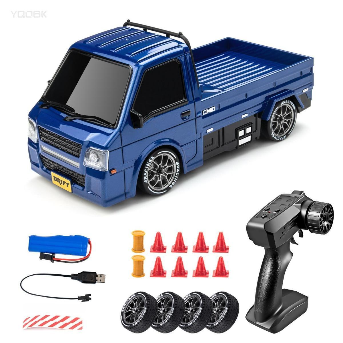 Scale 2.4GHz 4WD Remote Control RC Drift Car  High Speed LED Lights Drift Tires Kids  Toy For Indoor  & Outdoor Play Easter Gift RC Cars photo 7