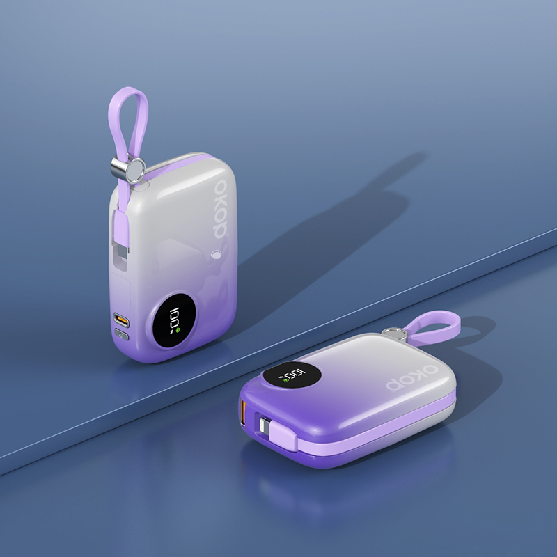 KP-718 Best-selling 10,000mAh Power Bank With Digital Display And Fast Charging High Capacity Portable Design In Stock photo 5