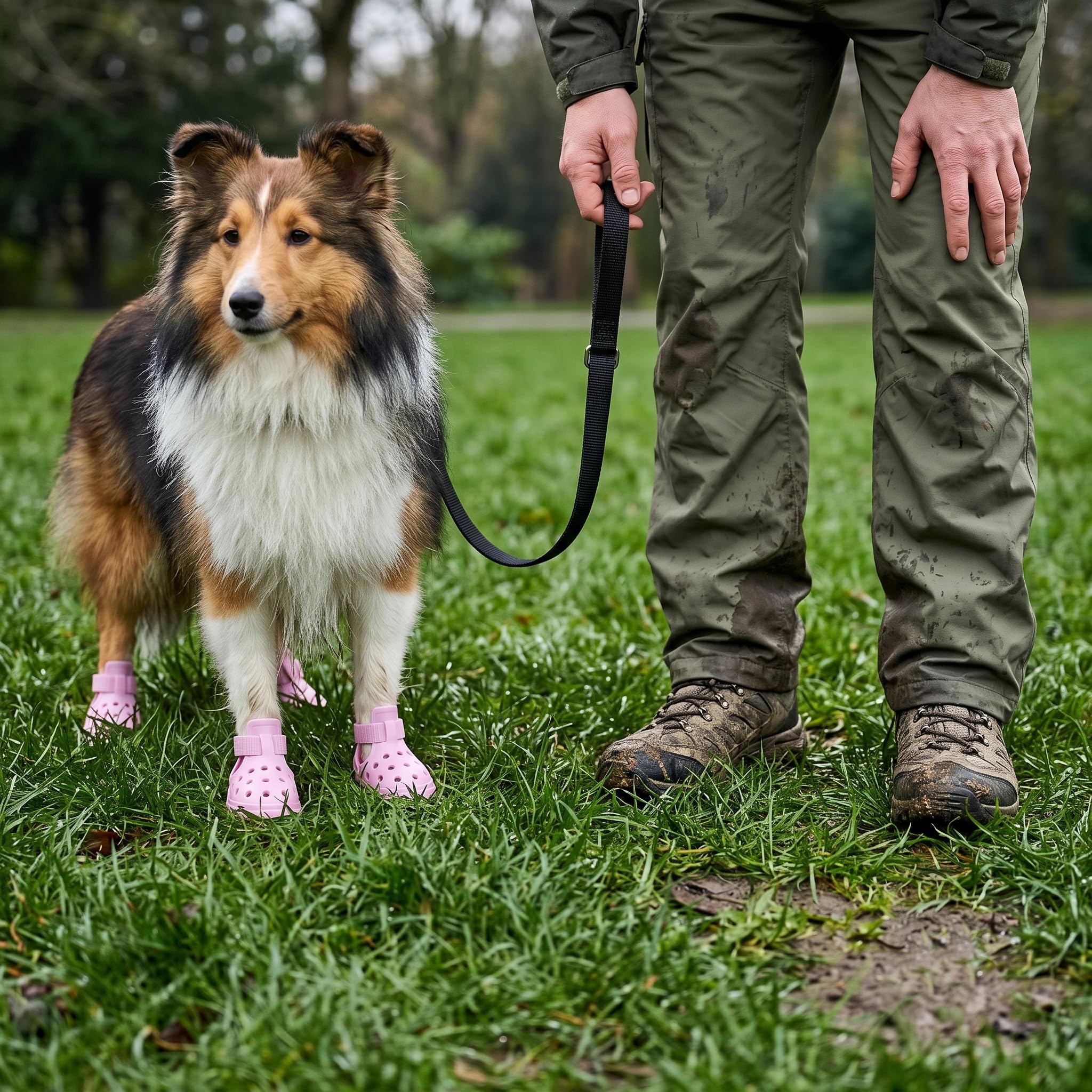 Dog Shoes For Dogs, Clogs Boots Booties Hot Pavement, Rain Waterproof Shoe Summer Sandals Puppy Breathable Doggie Doggy Light Water Up Sneaker photo 3