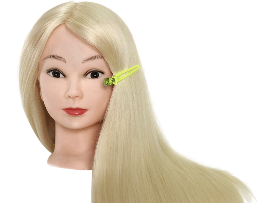 Real Hair Can Be Curled And Blown Dummy Head Model photo 3