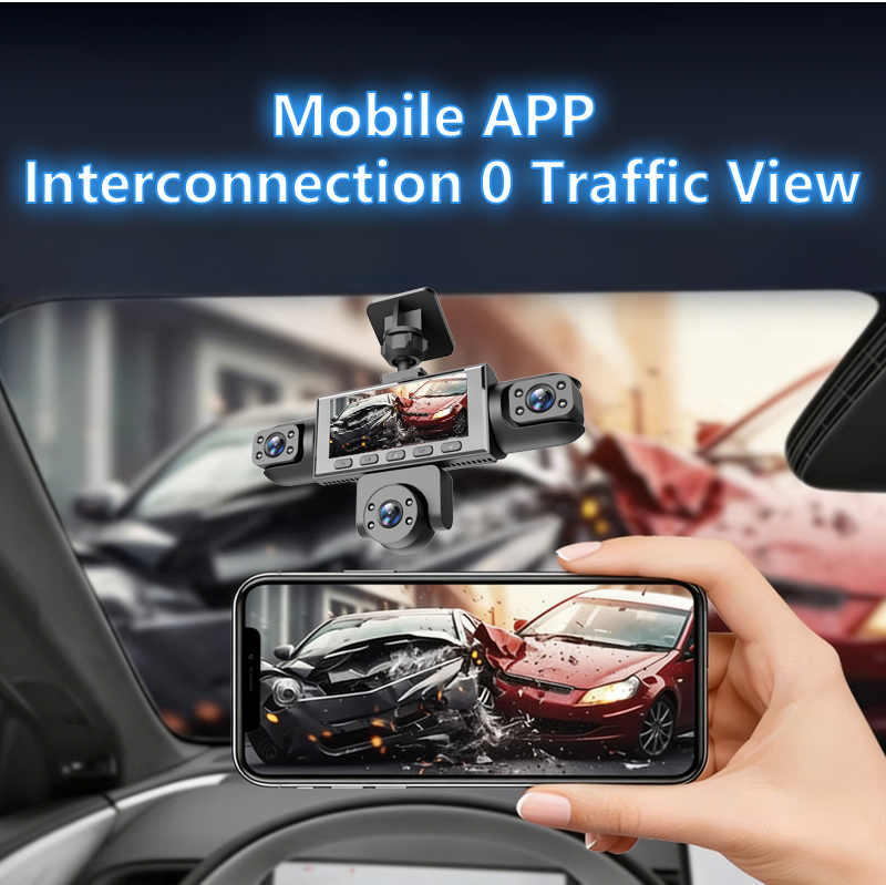 Five Camera Driving Recorder, 1080P High-definition Night Vision, Mobile App For Viewing Videos photo 1