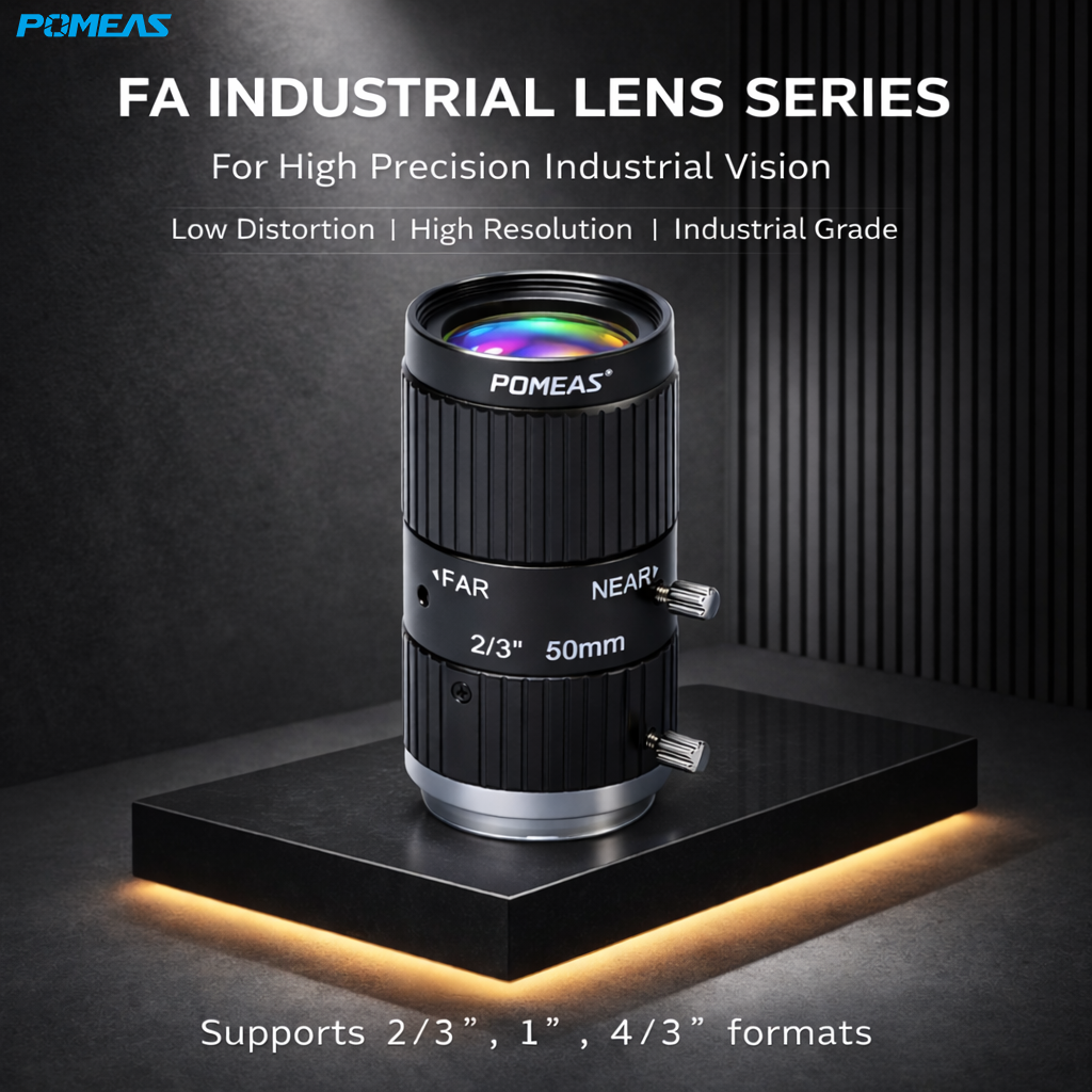 LFEHH-5028M 50mm F2.8 10MP Fixed Focal Length Machine Vision Lens For 2       3 Inch Industrial Cameras photo 1